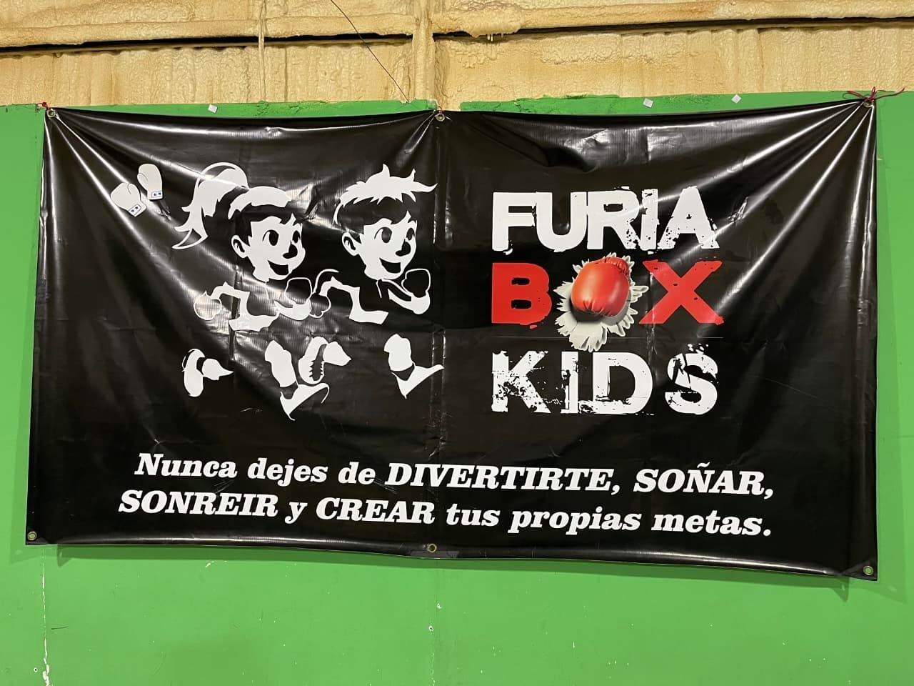 Espacio de furiabox Kids, boxeo para niños en Neuquén