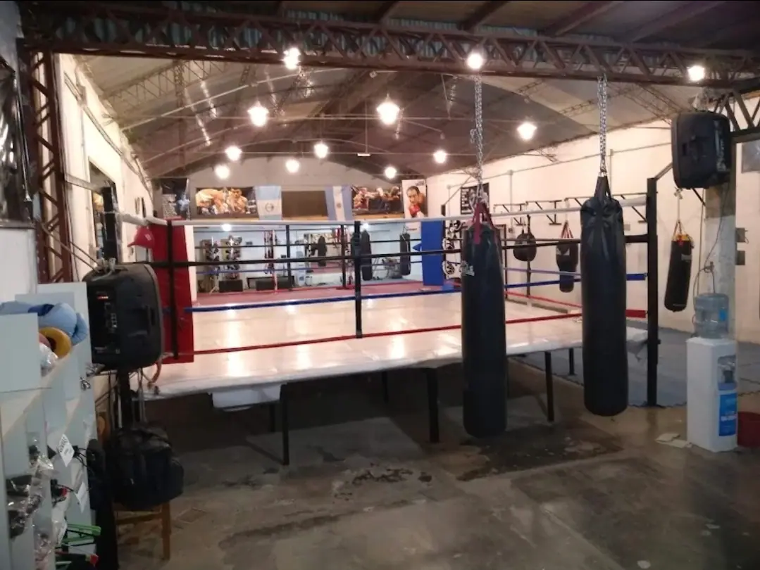 Ring de boxeo de furiabox, Neuquén, donde se entrena el sparring